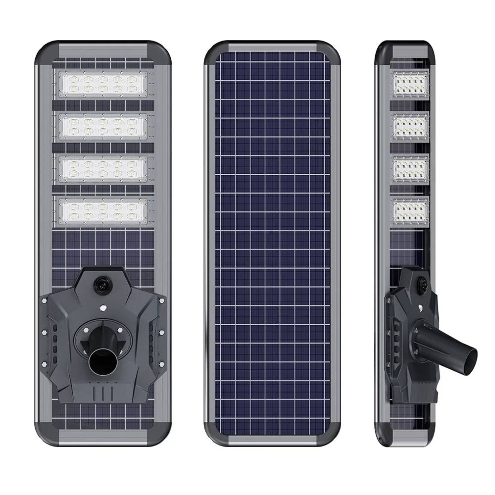 Outdoor IP65 IP66 IP67 Waterproof Solar Lamp 30W-150W Led Solar Street Light 6000K Daylight Aluminum