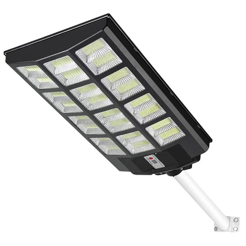 High Power LED Solar Street Light IP65 Integrated Outdoor Lighting for Roads Highways Gardens ABS Lamp Body DC ROHS Certified