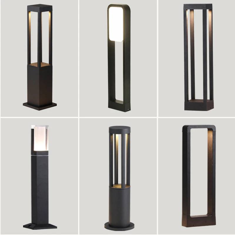 Il percorso del paesaggio della luce del giardino impermeabile evidenzia la luce del prato inglese del LED del paletto della luce del LED di lusso moderno