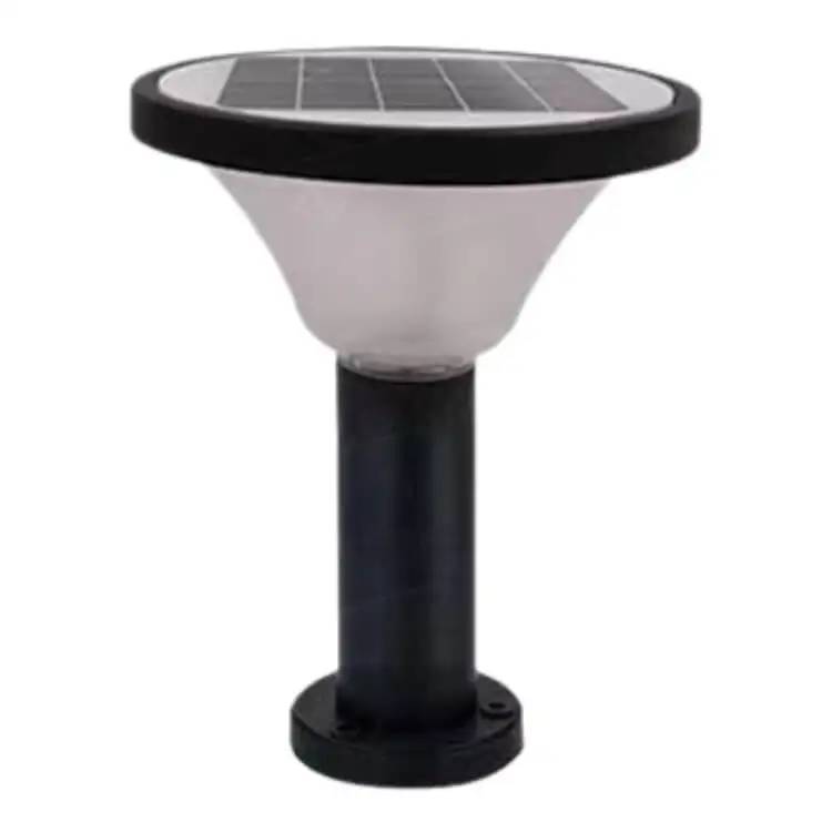 5 7 W Waterproof IP65 Square Solar LED Garden Chapiter Post Lamp Bollard Light for Outdoor Landscape Lawn Garden Pathway Walkway