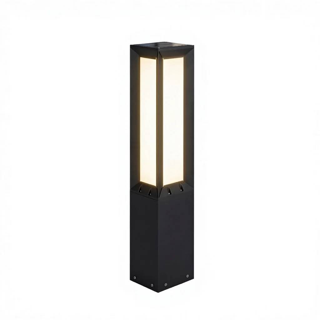 Solar Lawn Lights Aluminum IP65 Waterproof 3000K LED Dimmable Outdoor Landscape Driveway Walkway Garden Patio