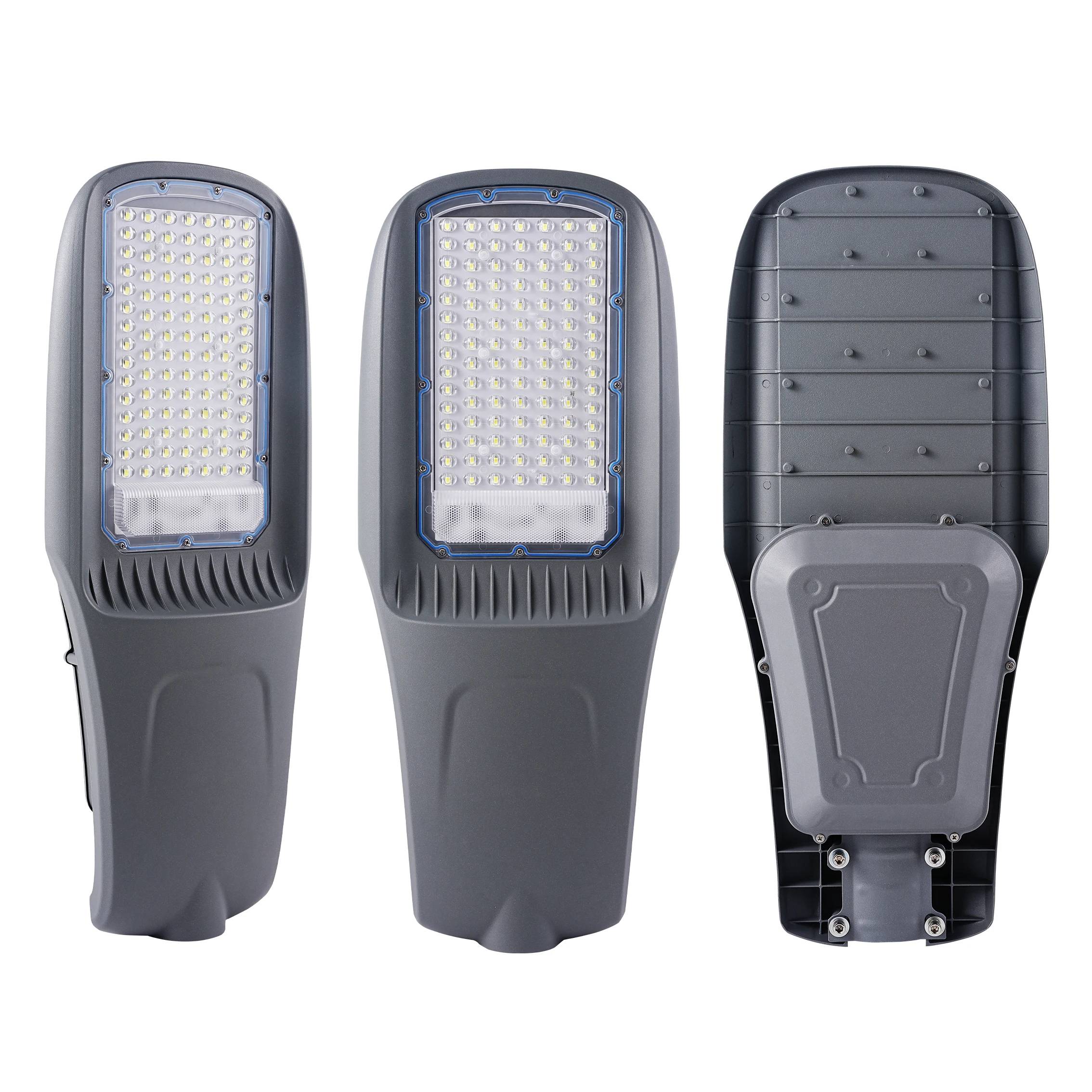 Head Solar Street Light 800W IP65 Waterproof 9000LM Brightness