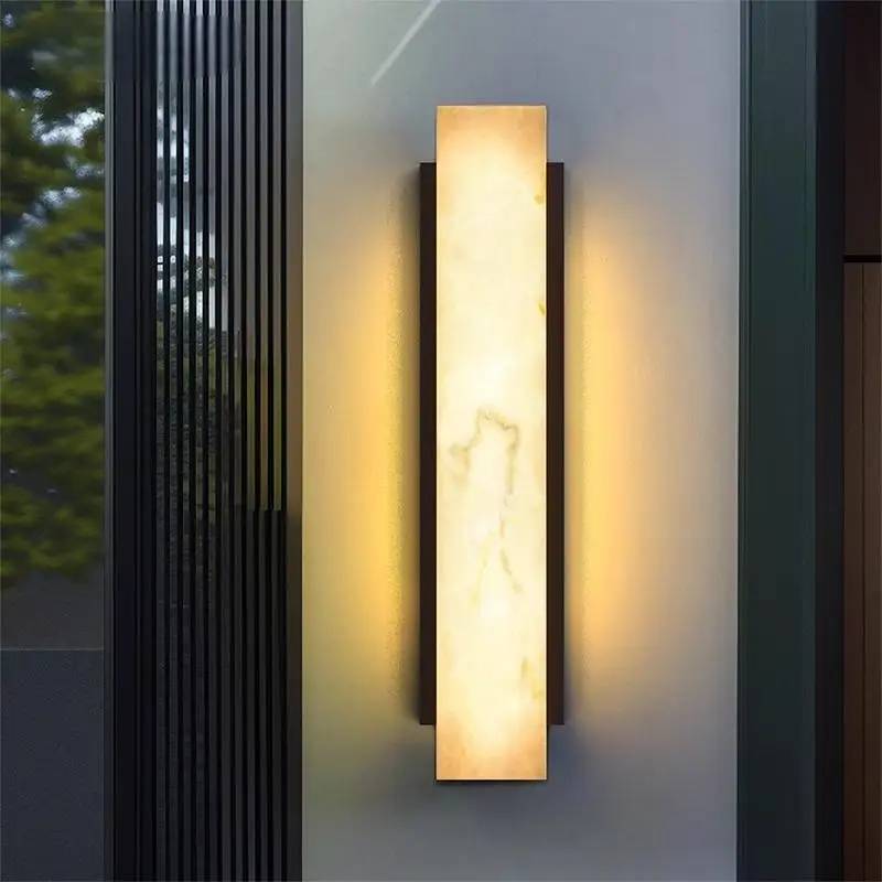 LED Outdoor Wall Lamp Waterproof New Chinese Style for Villa Door Main Entrance Lighting Courtyard Wall Outdoor Wall Lamps