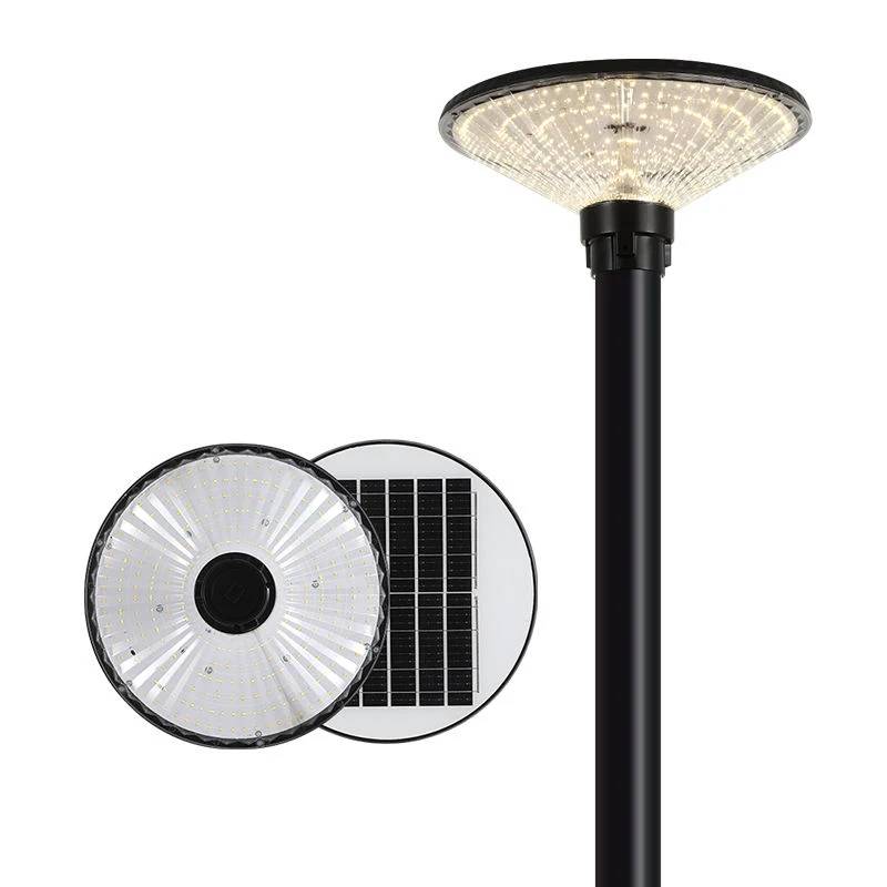 120W Outdoor Solar Garden Light High Brightness LED Street Lamp Head for Park ABS Body IP65 Rated
