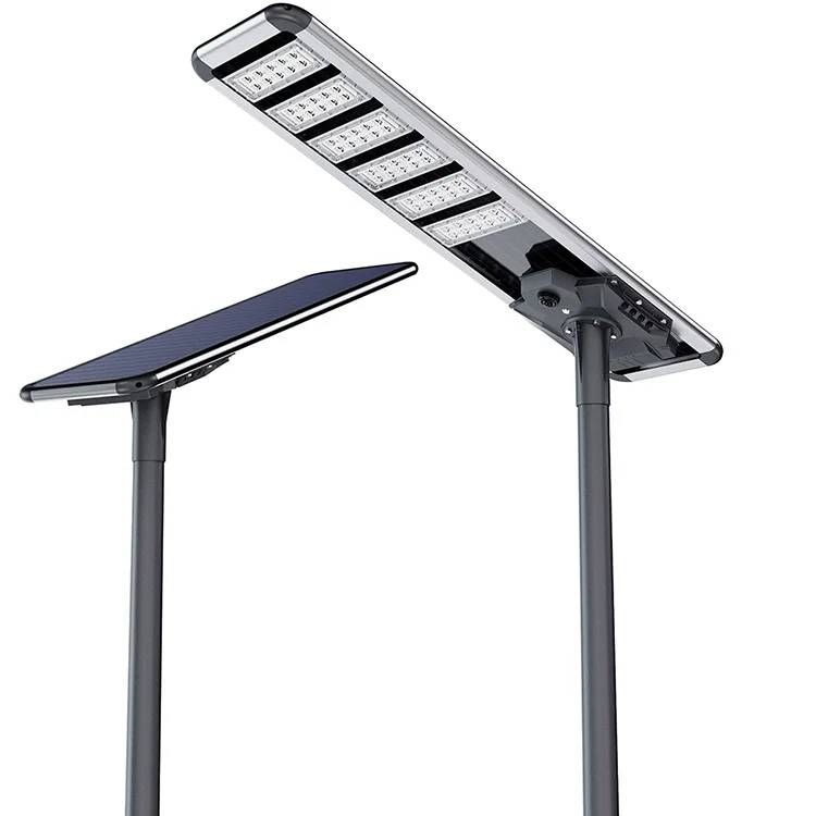11000LM Streetlight Outdoor Project 120AH Integrated Road Lamp Engineering All in One Outdoor LED Solar Street Light